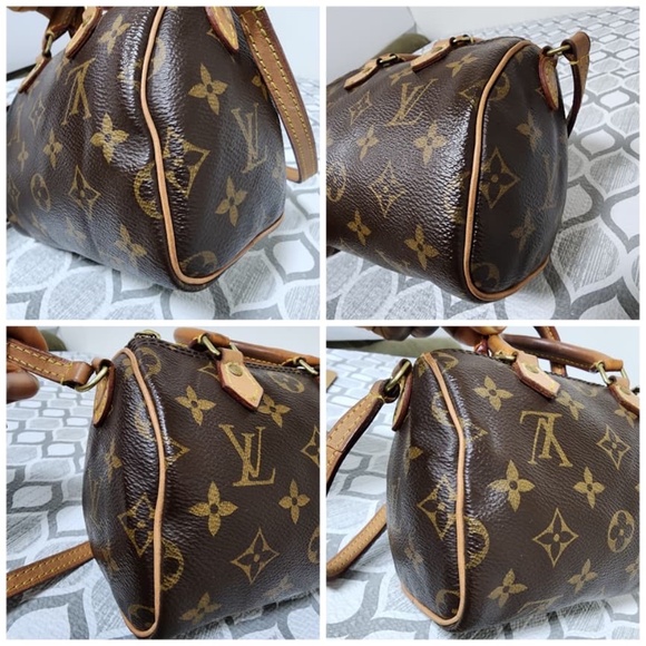 Authentic Louis Vuitton Monogram Nano Speedy Bag - Picture 10 of 14